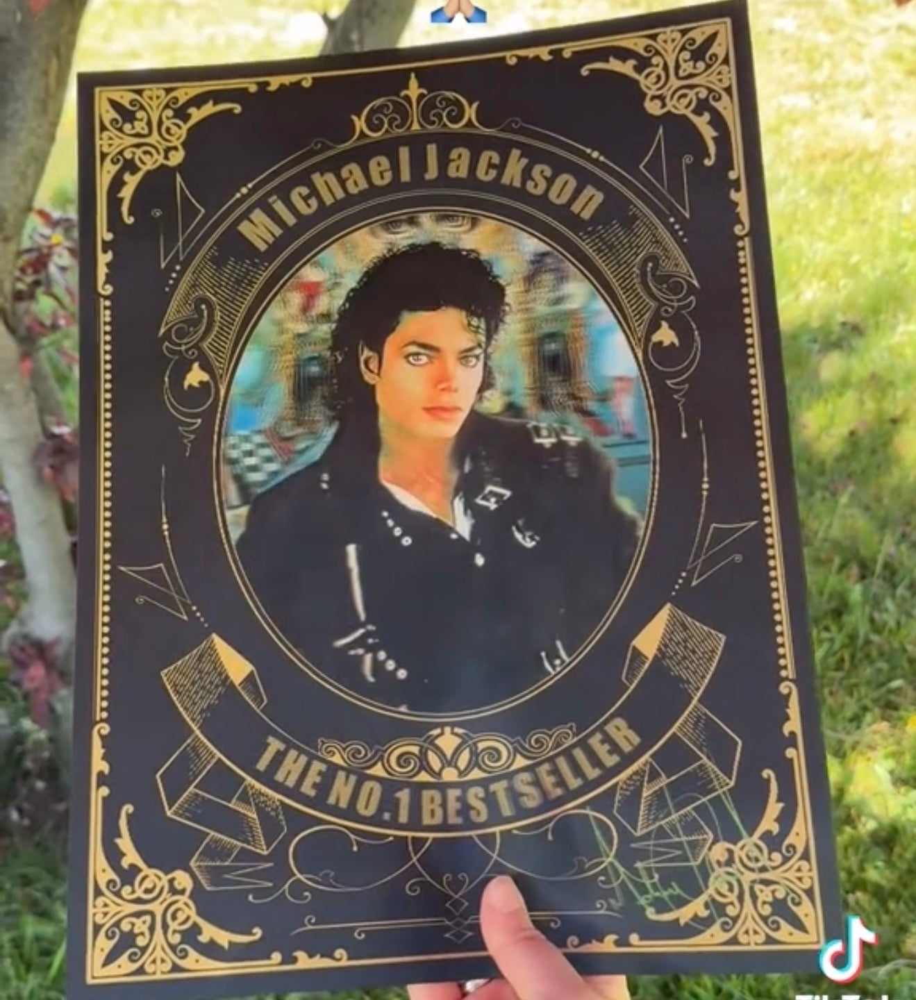 KIng of Pop Motion Art Poster